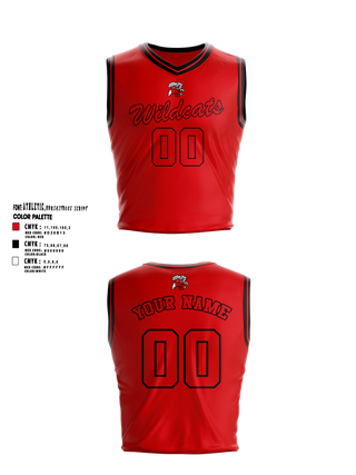 Westerville South Girls Basketball 75140636 Reversible basketball jersey (black/red) - 12