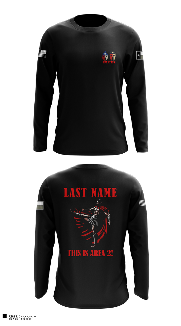 Long Sleeve Performance Shirt, AREA 2, 12TH BN ARCG, Army, Teamtime, Team time, sublimation, custom sports apparel, team uniforms, spirit wear, spiritwear, sports uniforms, custom shirts, team store, custom team store, fundraiser sports, apparel fundraiser