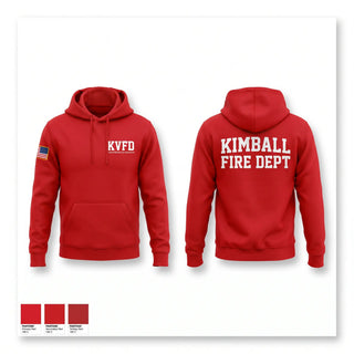 Hoodie, Kimball volunteer fire department, Fire Department, Teamtime, Team time, sublimation, custom sports apparel, team uniforms, spirit wear, spiritwear, sports uniforms, custom shirts, team store, custom team store, fundraiser sports, apparel fundraiser