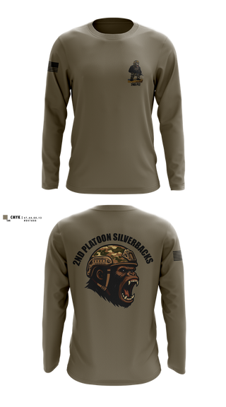 Long Sleeve Performance Shirt, 1136th MP Co, , Teamtime, Team time, sublimation, custom sports apparel, team uniforms, spirit wear, spiritwear, sports uniforms, custom shirts, team store, custom team store, fundraiser sports, apparel fundraiser