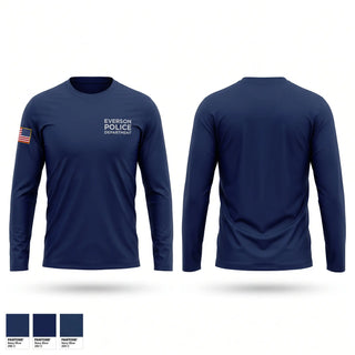 Long Sleeve Performance Shirt, Everson Police Department, Police, Teamtime, Team time, sublimation, custom sports apparel, team uniforms, spirit wear, spiritwear, sports uniforms, custom shirts, team store, custom team store, fundraiser sports, apparel fundraiser