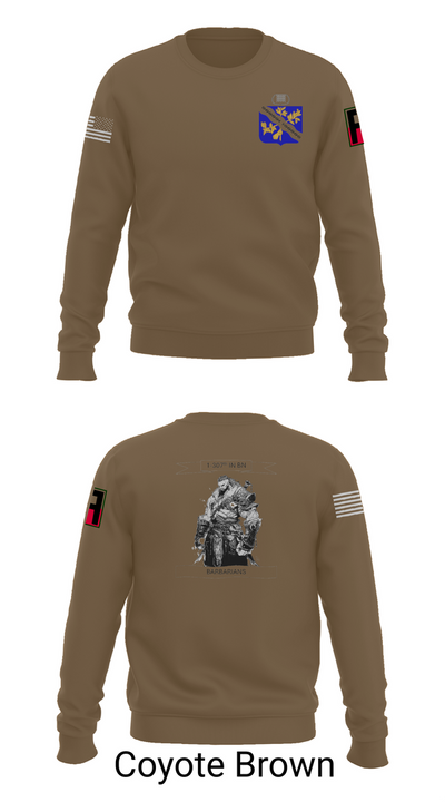 1-306th IN BN 86635313 Crew Neck Sweatshirt - 5
