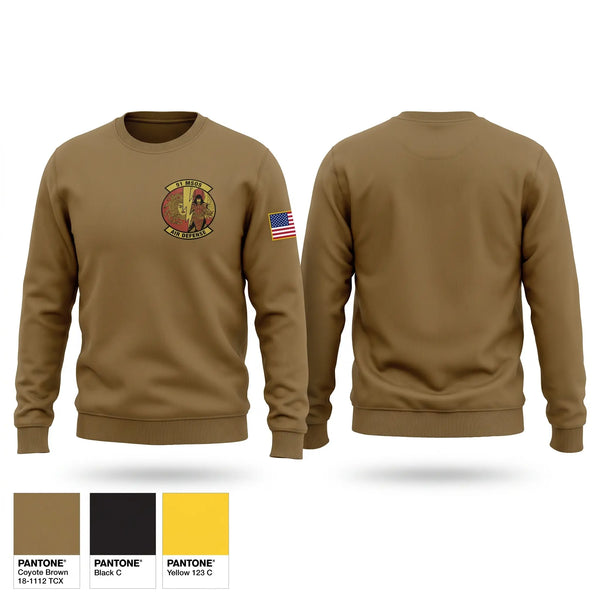 Crew Neck Sweatshirt, 91 Missile Security Operations Squadron, Air Force, Teamtime, Team time, sublimation, custom sports apparel, team uniforms, spirit wear, spiritwear, sports uniforms, custom shirts, team store, custom team store, fundraiser sports, apparel fundraiser