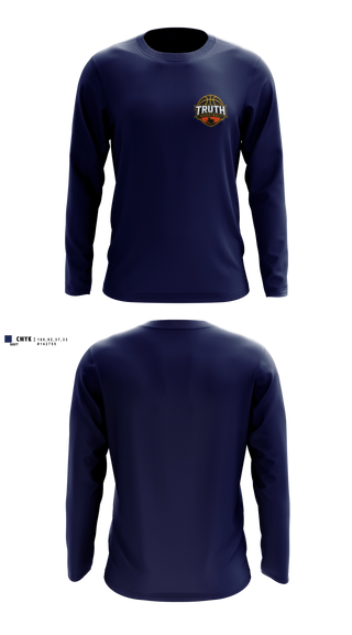 Long Sleeve Performance Shirt, Truth Basketball, Women's Basketball, Teamtime, Team time, sublimation, custom sports apparel, team uniforms, spirit wear, spiritwear, sports uniforms, custom shirts, team store, custom team store, fundraiser sports, apparel fundraiser