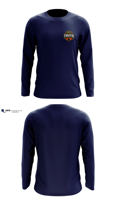 Truth Basketball Long Sleeve Performance Shirt - 3