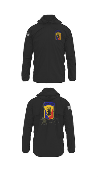 Windbreaker, 86th IBCT, Army, Teamtime, Team time, sublimation, custom sports apparel, team uniforms, spirit wear, spiritwear, sports uniforms, custom shirts, team store, custom team store, fundraiser sports, apparel fundraiser