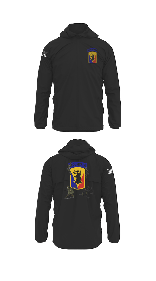 Windbreaker, 86th IBCT, Army, Teamtime, Team time, sublimation, custom sports apparel, team uniforms, spirit wear, spiritwear, sports uniforms, custom shirts, team store, custom team store, fundraiser sports, apparel fundraiser