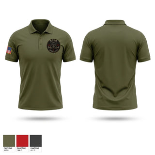 Short Sleeve Performance Polo, Echo Company Warhogs, Army, Teamtime, Team time, sublimation, custom sports apparel, team uniforms, spirit wear, spiritwear, sports uniforms, custom shirts, team store, custom team store, fundraiser sports, apparel fundraiser