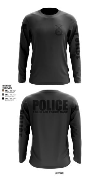 Long Sleeve Performance Shirt, 96 SFS / Eglin Police, Air Force, Teamtime, Team time, sublimation, custom sports apparel, team uniforms, spirit wear, spiritwear, sports uniforms, custom shirts, team store, custom team store, fundraiser sports, apparel fundraiser