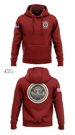 Hoodie, Presidential Caskets Platoon, Army, Teamtime, Team time, sublimation, custom sports apparel, team uniforms, spirit wear, spiritwear, sports uniforms, custom shirts, team store, custom team store, fundraiser sports, apparel fundraiser