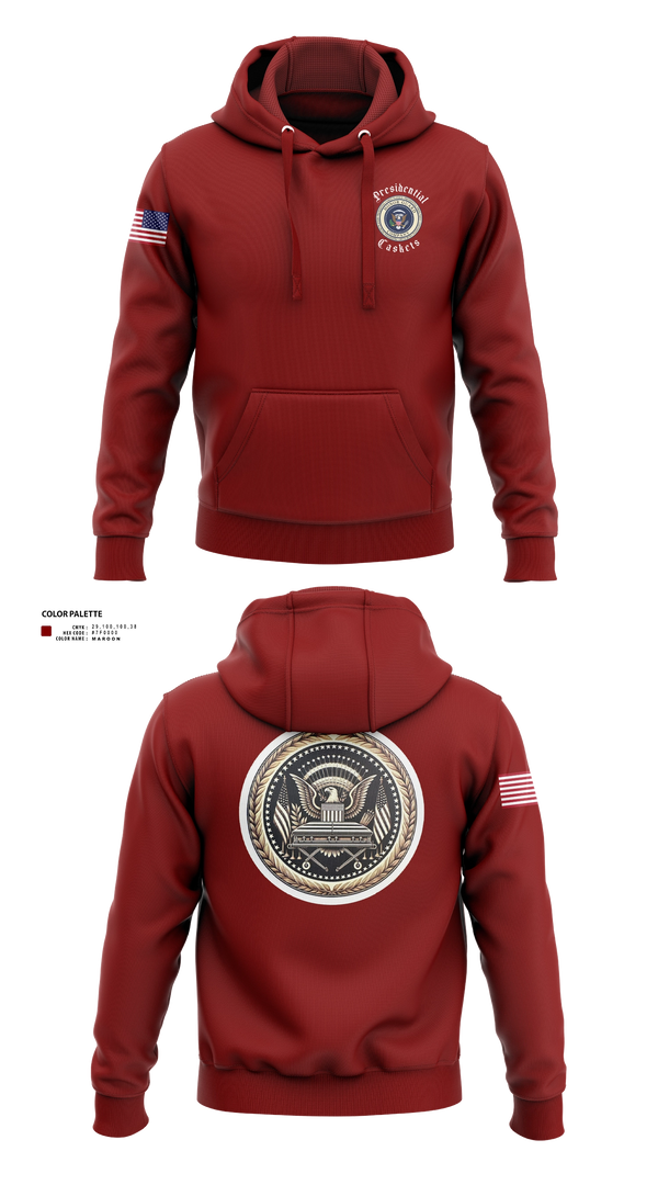 Hoodie, Presidential Caskets Platoon, Army, Teamtime, Team time, sublimation, custom sports apparel, team uniforms, spirit wear, spiritwear, sports uniforms, custom shirts, team store, custom team store, fundraiser sports, apparel fundraiser