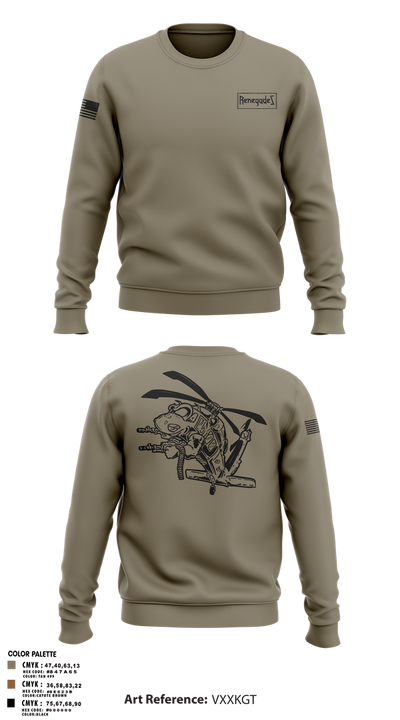B Co. 2-147 87495418 Crew Neck Sweatshirt - 1