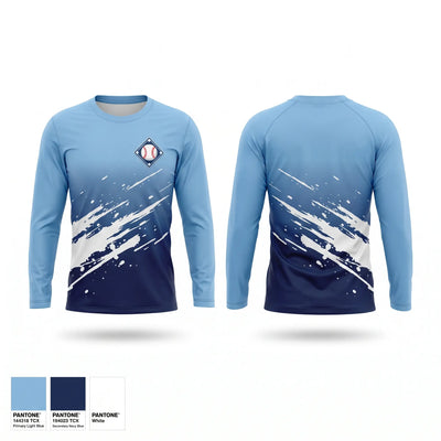 Lake Shore Graysox Long Sleeve Performance Shirt 1