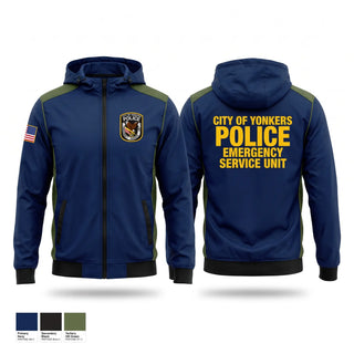 Windbreaker, Yonkers Police Emergency Services Unit, Police, Teamtime, Team time, sublimation, custom sports apparel, team uniforms, spirit wear, spiritwear, sports uniforms, custom shirts, team store, custom team store, fundraiser sports, apparel fundraiser