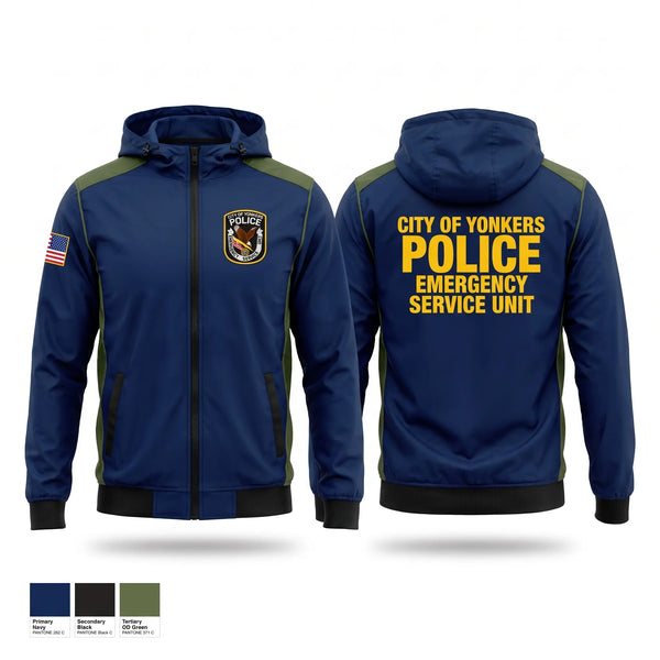 Windbreaker, Yonkers Police Emergency Services Unit, Police, Teamtime, Team time, sublimation, custom sports apparel, team uniforms, spirit wear, spiritwear, sports uniforms, custom shirts, team store, custom team store, fundraiser sports, apparel fundraiser