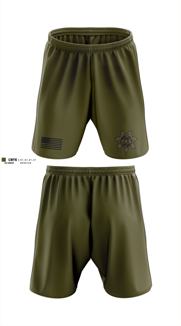 Athletic Shorts With Pockets, Sheriff’s Emergency Response Team (SERT), Police, Teamtime, Team time, sublimation, custom sports apparel, team uniforms, spirit wear, spiritwear, sports uniforms, custom shirts, team store, custom team store, fundraiser sports, apparel fundraiser