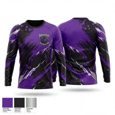 Outcast Girls Wrestling Club 51675554 Long Sleeve Performance Shirt 1