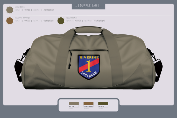 Duffle Bag, Riverine Squadron One, , Teamtime, Team time, sublimation, custom sports apparel, team uniforms, spirit wear, spiritwear, sports uniforms, custom shirts, team store, custom team store, fundraiser sports, apparel fundraiser