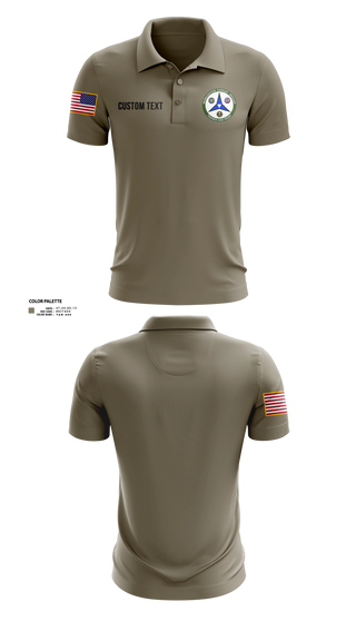 Short Sleeve Performance Polo, 38th RSG, Army, Teamtime, Team time, sublimation, custom sports apparel, team uniforms, spirit wear, spiritwear, sports uniforms, custom shirts, team store, custom team store, fundraiser sports, apparel fundraiser