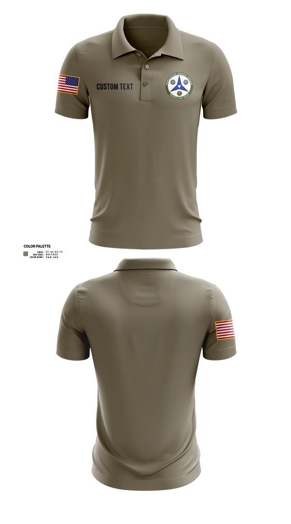 Short Sleeve Performance Polo, 38th RSG, Army, Teamtime, Team time, sublimation, custom sports apparel, team uniforms, spirit wear, spiritwear, sports uniforms, custom shirts, team store, custom team store, fundraiser sports, apparel fundraiser