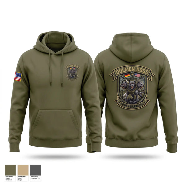 Hoodie, Dulmen DES, Army, Teamtime, Team time, sublimation, custom sports apparel, team uniforms, spirit wear, spiritwear, sports uniforms, custom shirts, team store, custom team store, fundraiser sports, apparel fundraiser