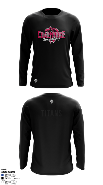 Coal Ridge HS 64723735 Long Sleeve Rash Guard Shirt - 6