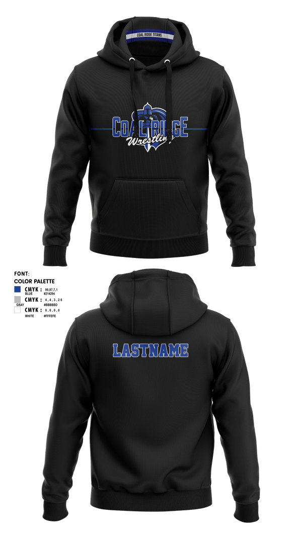 Coal Ridge HS Wrestling 86453824 Hoodie - 3