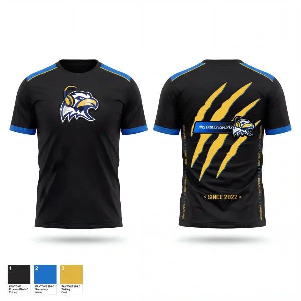 Short Sleeve Performance Shirt, HHS Eagles Esports, E-Sports, Teamtime, Team time, sublimation, custom sports apparel, team uniforms, spirit wear, spiritwear, sports uniforms, custom shirts, team store, custom team store, fundraiser sports, apparel fundraiser