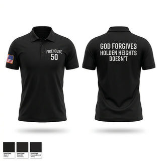 Short Sleeve Performance Polo, Firehouse 50, Fire Department, Teamtime, Team time, sublimation, custom sports apparel, team uniforms, spirit wear, spiritwear, sports uniforms, custom shirts, team store, custom team store, fundraiser sports, apparel fundraiser