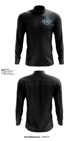 Quarter Zip Jacket, OA Cheerleading, Cheer, Teamtime, Team time, sublimation, custom sports apparel, team uniforms, spirit wear, spiritwear, sports uniforms, custom shirts, team store, custom team store, fundraiser sports, apparel fundraiser
