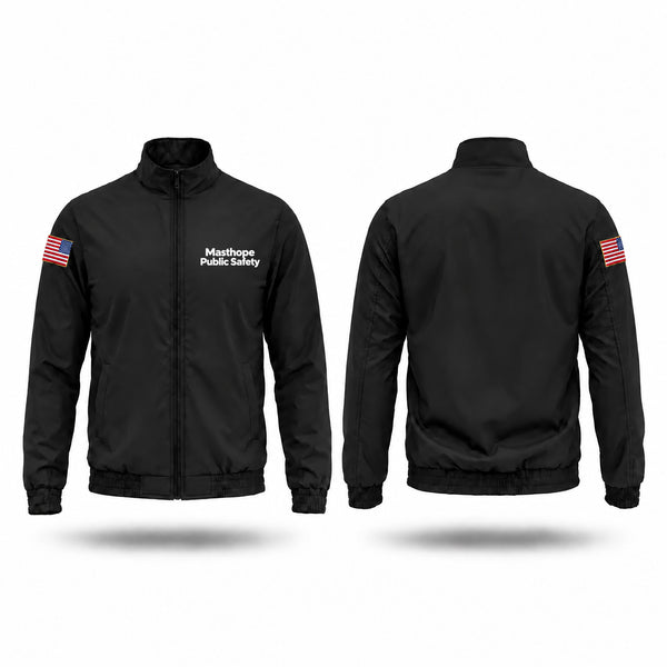 Windbreaker, Masthope Public Safety, Police, Teamtime, Team time, sublimation, custom sports apparel, team uniforms, spirit wear, spiritwear, sports uniforms, custom shirts, team store, custom team store, fundraiser sports, apparel fundraiser