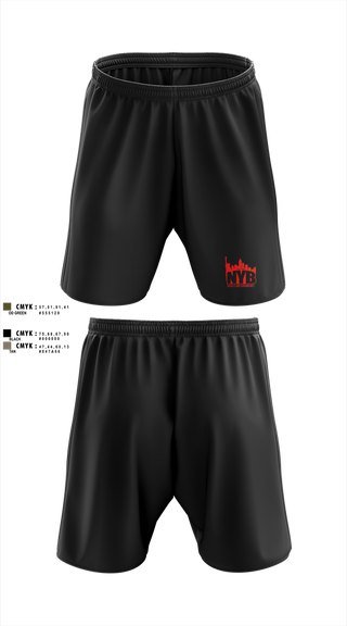 Athletic Shorts With Pockets, New York Bagel Co, , Teamtime, Team time, sublimation, custom sports apparel, team uniforms, spirit wear, spiritwear, sports uniforms, custom shirts, team store, custom team store, fundraiser sports, apparel fundraiser