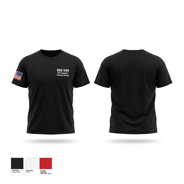 Old School Cotton Feel Shirt, ODA 545 5th Special Forces Group, Army, Teamtime, Team time, sublimation, custom sports apparel, team uniforms, spirit wear, spiritwear, sports uniforms, custom shirts, team store, custom team store, fundraiser sports, apparel fundraiser