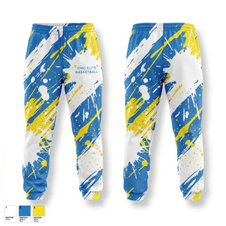 Sweatpants, OMG ELITE, Men's Basketball, Teamtime, Team time, sublimation, custom sports apparel, team uniforms, spirit wear, spiritwear, sports uniforms, custom shirts, team store, custom team store, fundraiser sports, apparel fundraiser