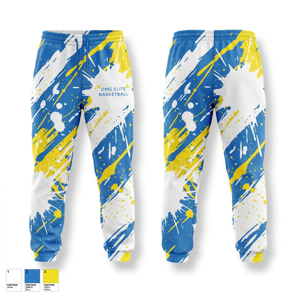 Sweatpants, OMG ELITE, Men's Basketball, Teamtime, Team time, sublimation, custom sports apparel, team uniforms, spirit wear, spiritwear, sports uniforms, custom shirts, team store, custom team store, fundraiser sports, apparel fundraiser
