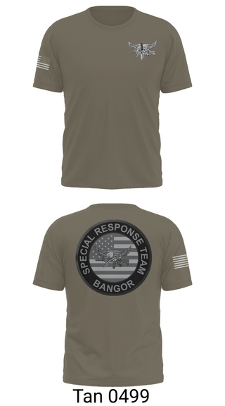Old School Cotton Feel Shirt, Bangor PD SRT, Police, Teamtime, Team time, sublimation, custom sports apparel, team uniforms, spirit wear, spiritwear, sports uniforms, custom shirts, team store, custom team store, fundraiser sports, apparel fundraiser