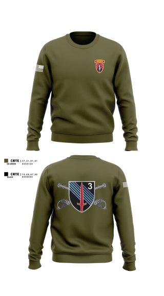 Crew Neck Sweatshirt, 5th SFAB, , Teamtime, Team time, sublimation, custom sports apparel, team uniforms, spirit wear, spiritwear, sports uniforms, custom shirts, team store, custom team store, fundraiser sports, apparel fundraiser