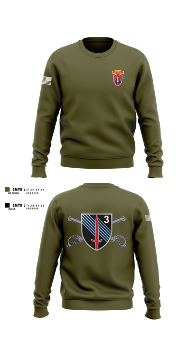 3rd SQDN, 5th SFAB Crew Neck Sweatshirt - 1