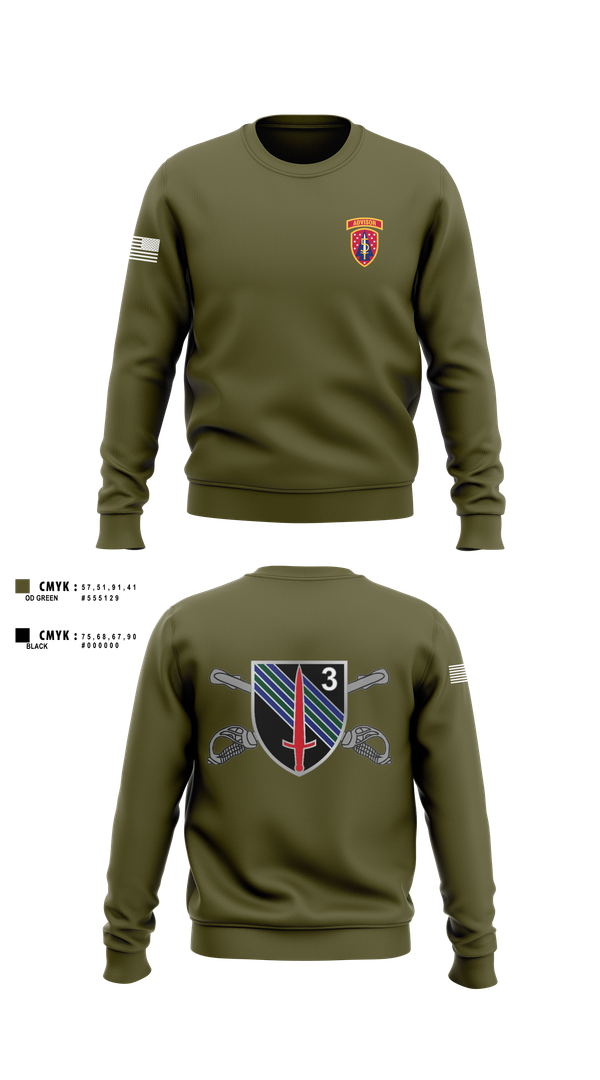 Crew Neck Sweatshirt, 5th SFAB, , Teamtime, Team time, sublimation, custom sports apparel, team uniforms, spirit wear, spiritwear, sports uniforms, custom shirts, team store, custom team store, fundraiser sports, apparel fundraiser