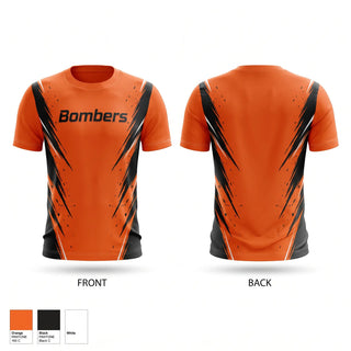 Short Sleeve Performance Shirt, Bombers, Softball, Teamtime, Team time, sublimation, custom sports apparel, team uniforms, spirit wear, spiritwear, sports uniforms, custom shirts, team store, custom team store, fundraiser sports, apparel fundraiser