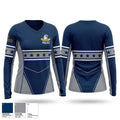 Eau Claire Police Department Women's Long Sleeve V-neck Shirt - 1