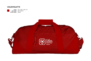 Duffle Bag, Life Ride, EMS/EMT, Teamtime, Team time, sublimation, custom sports apparel, team uniforms, spirit wear, spiritwear, sports uniforms, custom shirts, team store, custom team store, fundraiser sports, apparel fundraiser