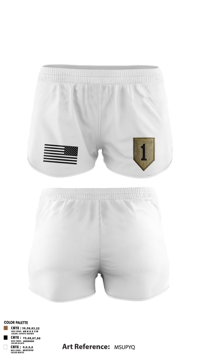 1st infantry division 88621490 Ranger Panties - 2