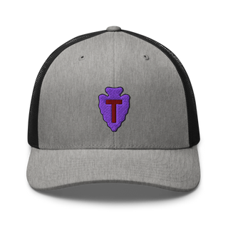 36th Infantry Division A Co 1-141 Retro Trucker Hat | Yupoong 6606