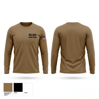 Long Sleeve Performance Shirt, 96 SFS / Eglin Police, Air Force, Teamtime, Team time, sublimation, custom sports apparel, team uniforms, spirit wear, spiritwear, sports uniforms, custom shirts, team store, custom team store, fundraiser sports, apparel fundraiser