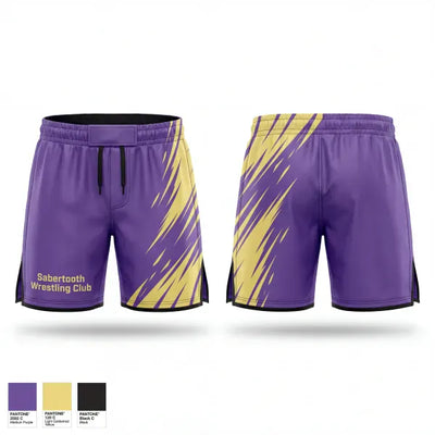 Sabertooth Wrestling Club 52886406 Fight Shorts - 1