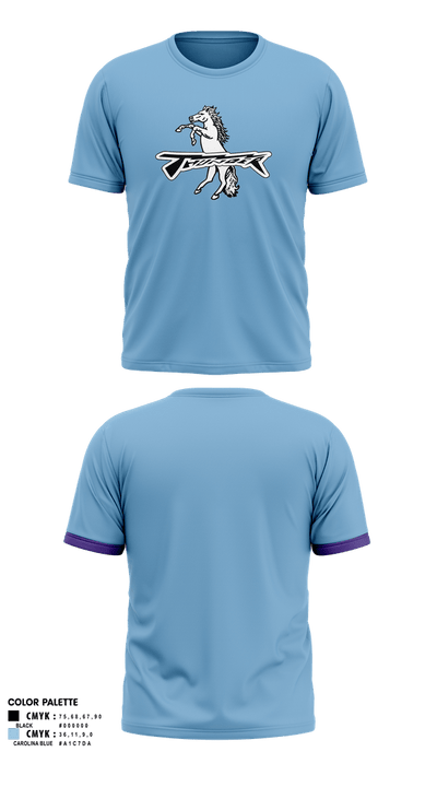 Lake Region High School Cross Country 61427028 Short Sleeve Performance Shirt - 2