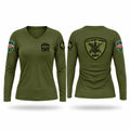 Polk County Narcotics Women's Long Sleeve V-neck Shirt - 1