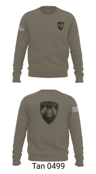 Crew Neck Sweatshirt, Hazen Police, Police, Teamtime, Team time, sublimation, custom sports apparel, team uniforms, spirit wear, spiritwear, sports uniforms, custom shirts, team store, custom team store, fundraiser sports, apparel fundraiser