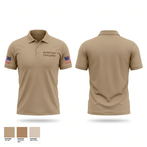 Short Sleeve Performance Polo, America's Company, Army, Teamtime, Team time, sublimation, custom sports apparel, team uniforms, spirit wear, spiritwear, sports uniforms, custom shirts, team store, custom team store, fundraiser sports, apparel fundraiser